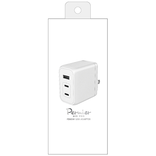 PD65W AC充電器 ホワイト　