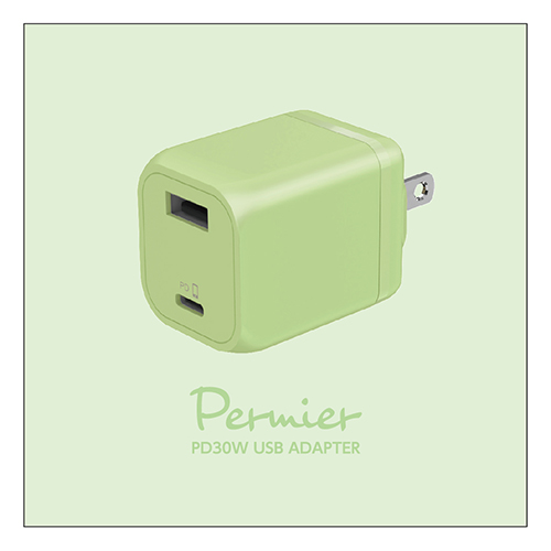 PD30W ACアダプター ピクニックグリーン　