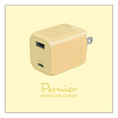 PD30W ACアダプター レモンイエロー　