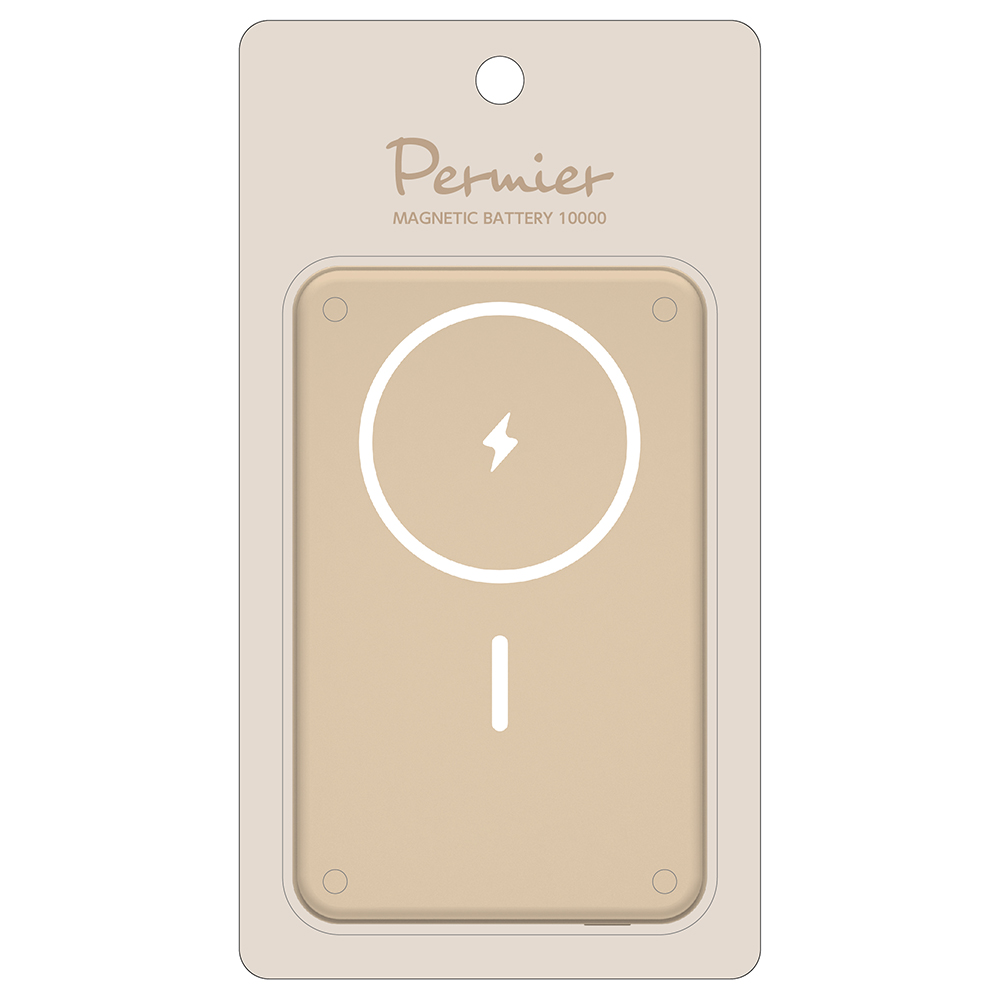 マグネットバッテリー 10000 カフェラテ　