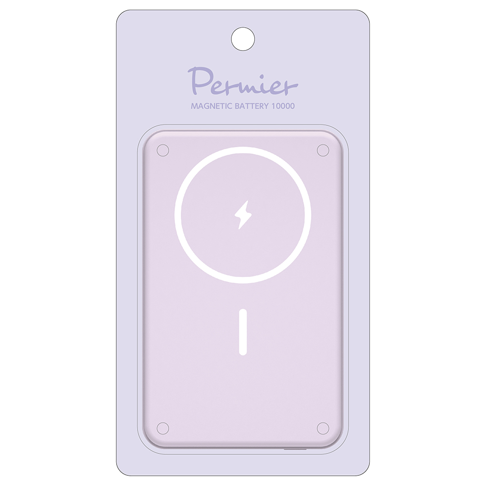 マグネットバッテリー 10000 ラベンダー　