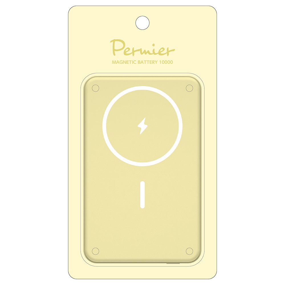 マグネットバッテリー 10000 レモンイエロー　