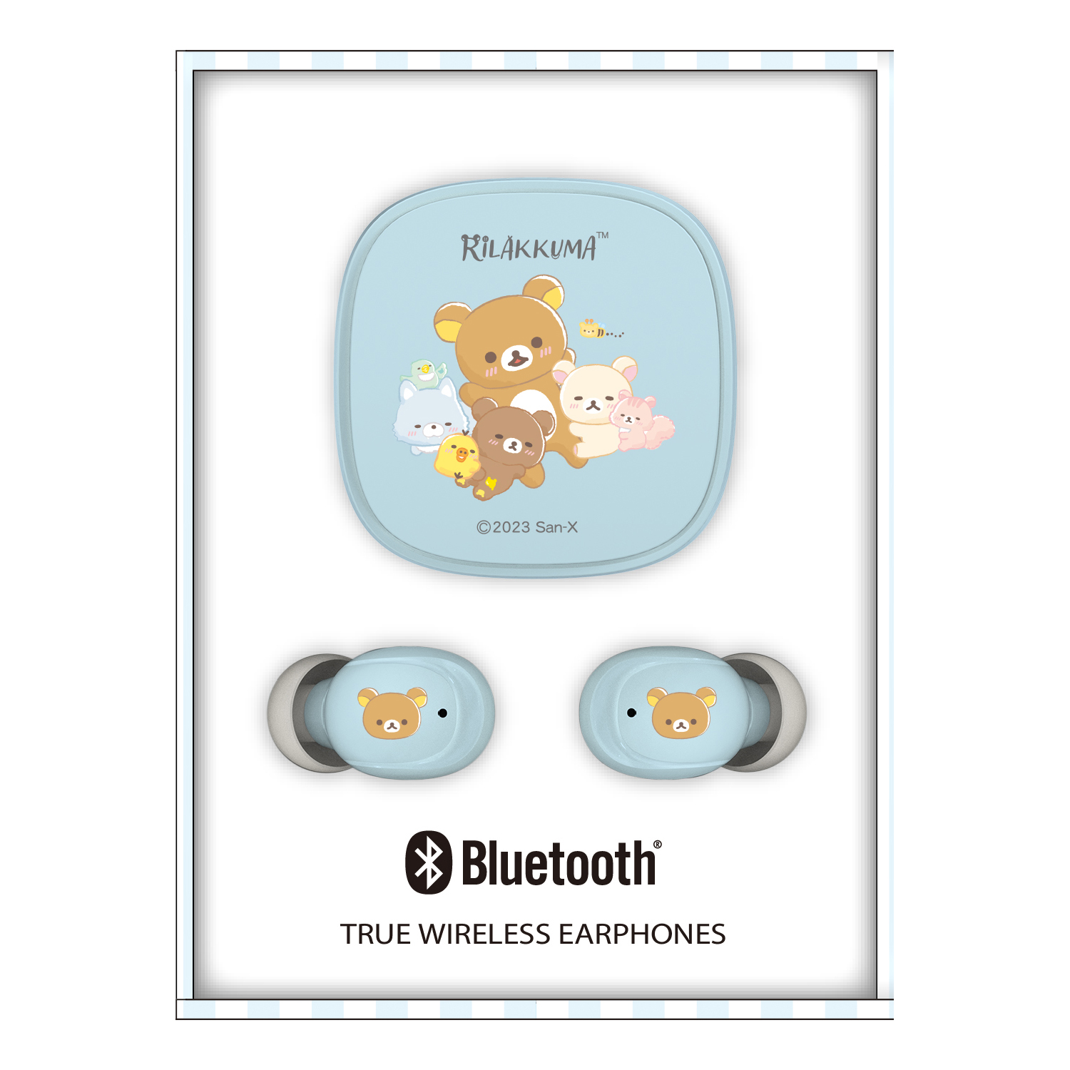 リラックマ 完全ワイヤレスイヤホン ブルー　