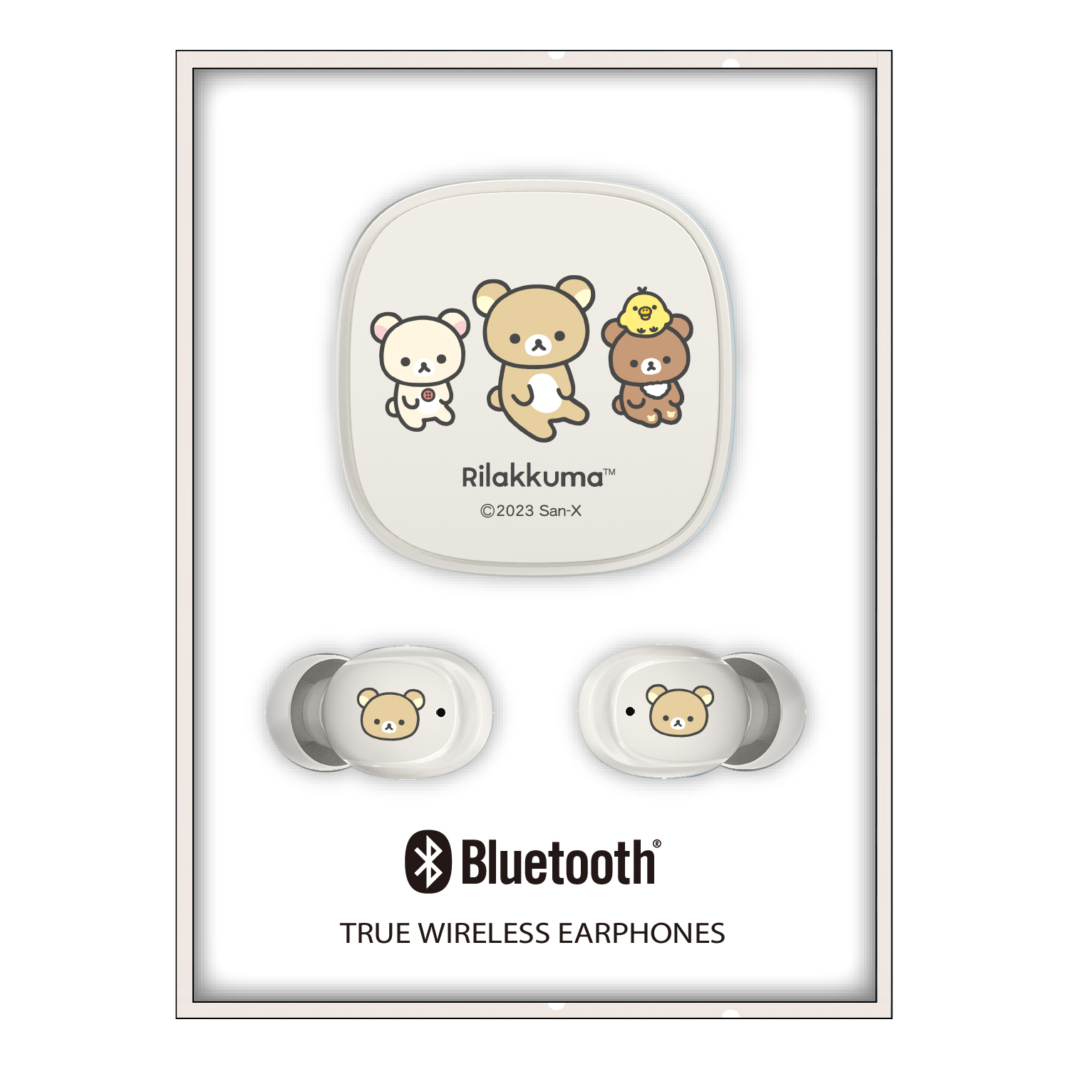 リラックマ 完全ワイヤレスイヤホン ホワイト　