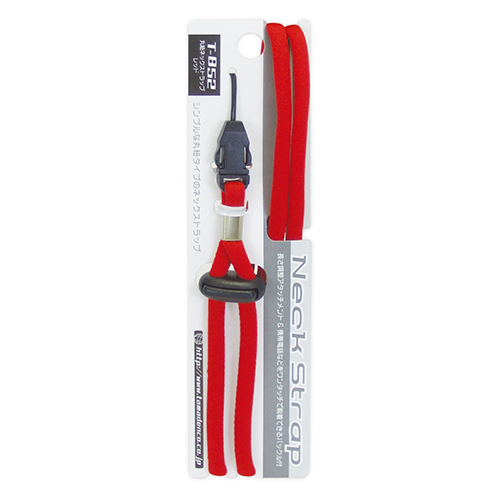 丸紐ネックストラップ RD　